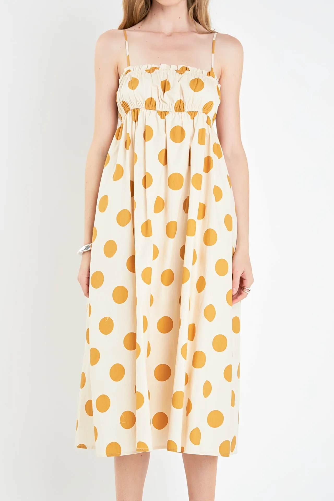 Polka Dot Midi Dress