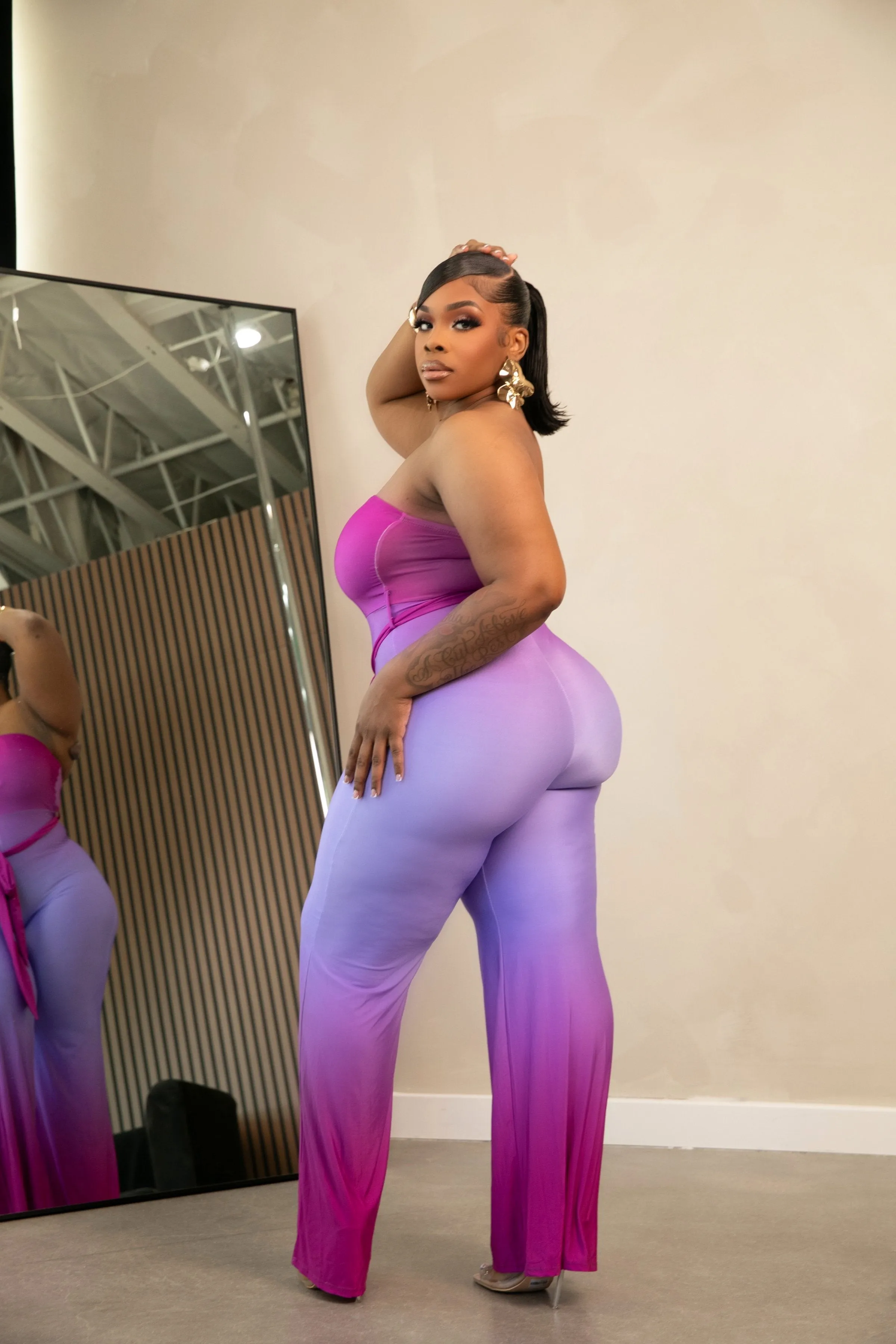 Prefect View Jumpsuit- Fuchsia