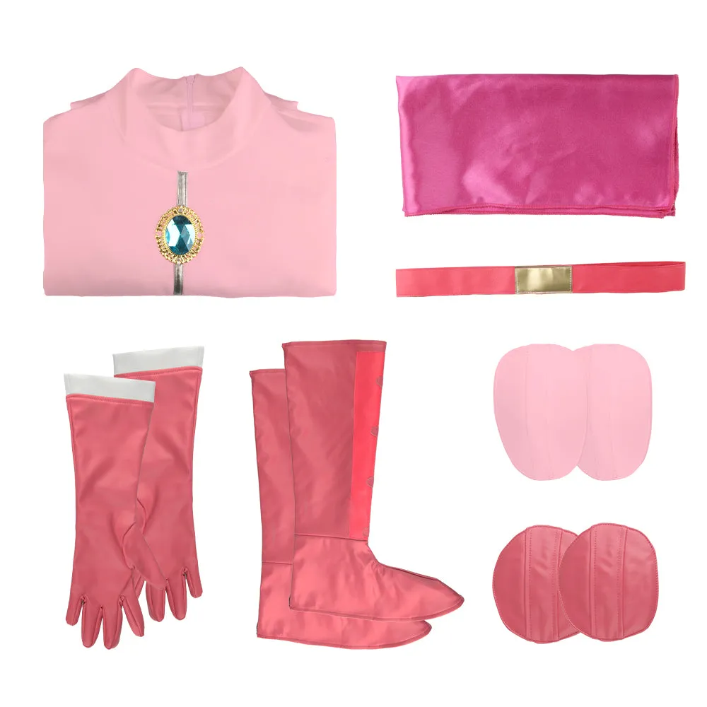 Princess Peach Pink Cosplay Costume The Super Mario Bros. Movie