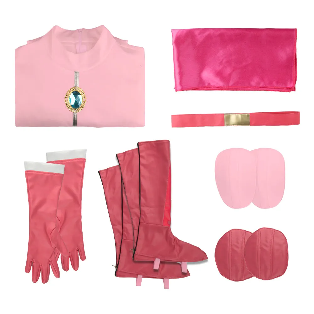 Princess Peach Racing Costume Cosplay for Kids The Super Mario Bros. Movie (Ready to Ship)