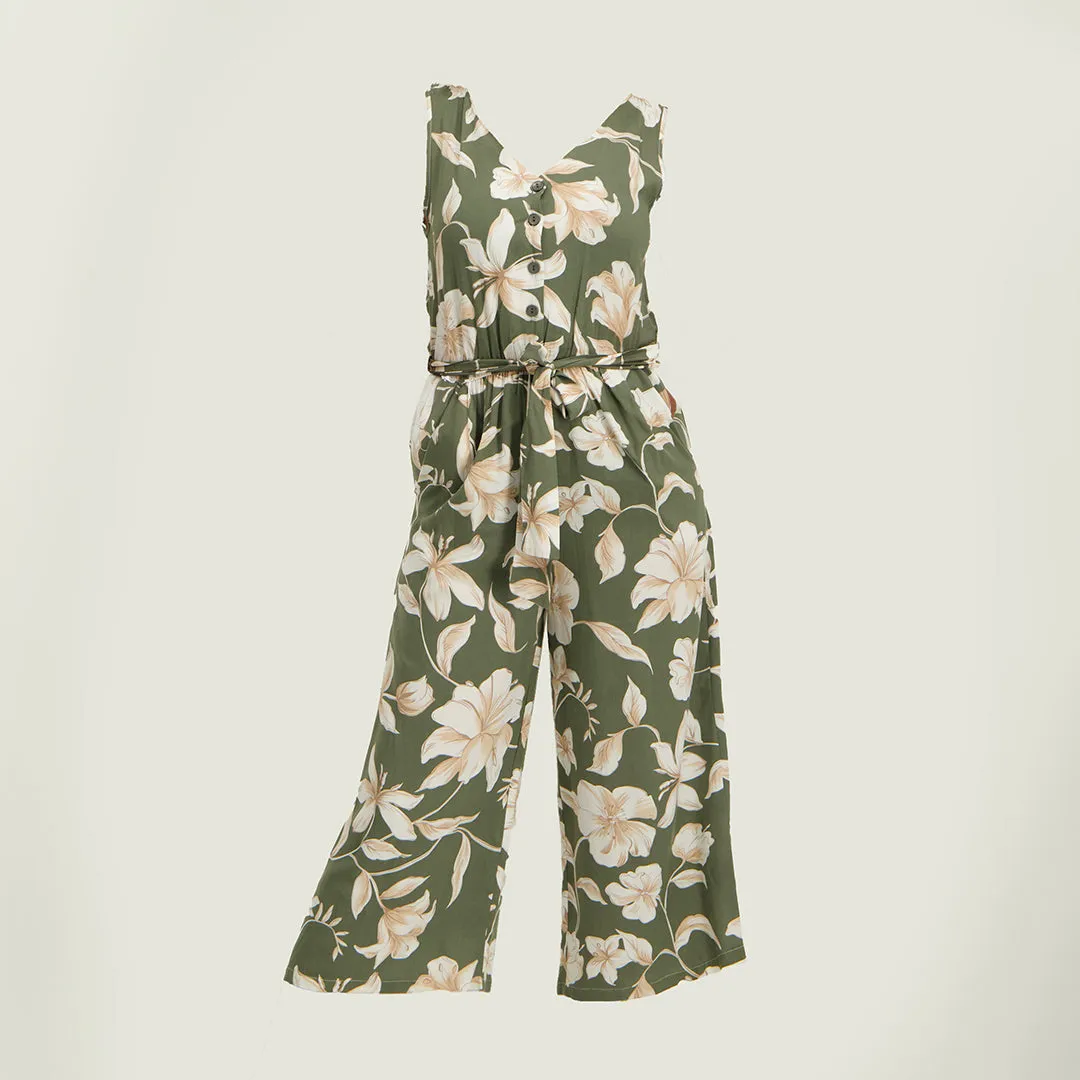 Printed Floral Jumpsuit