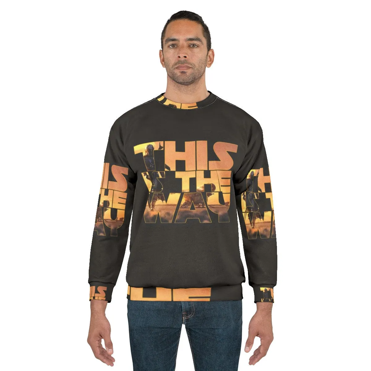 "This Is The Way" Mandalorian Inspired Sci-Fi Sweatshirt
