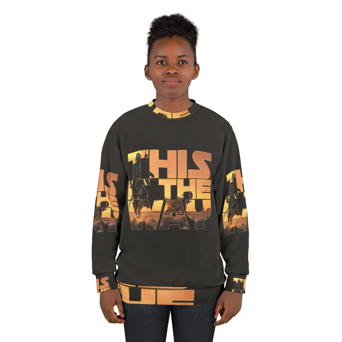 "This Is The Way" Mandalorian Inspired Sci-Fi Sweatshirt