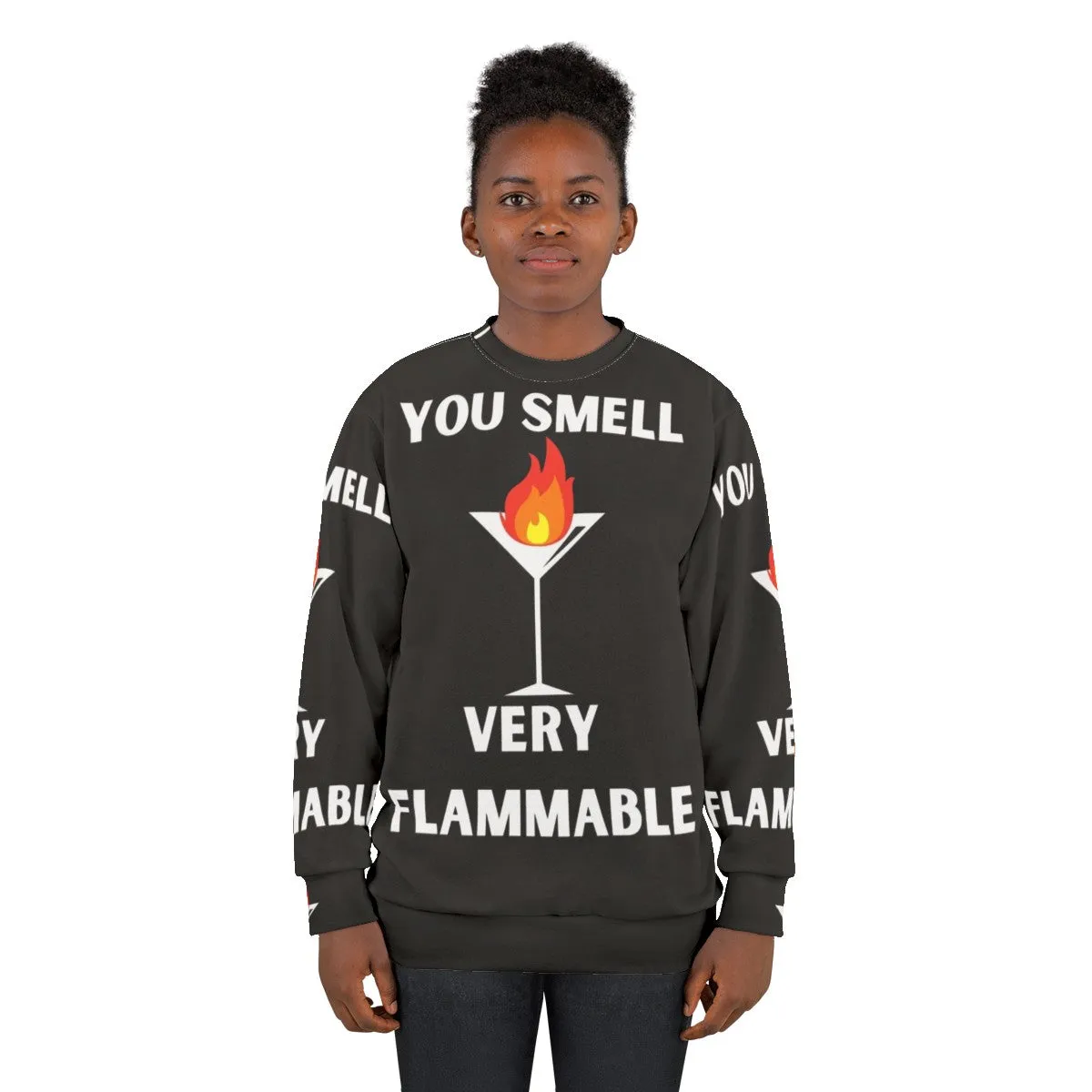 "You Smell Very Flammable" David Rose Quote Schitt's Creek Sweatshirt