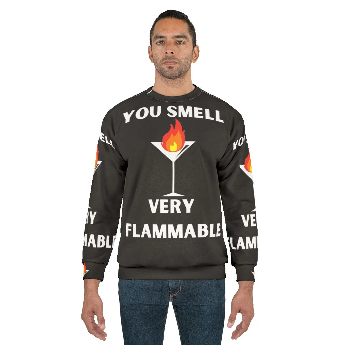 "You Smell Very Flammable" David Rose Quote Schitt's Creek Sweatshirt