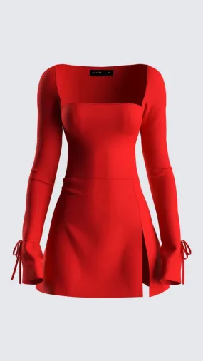 Red Midi Dress