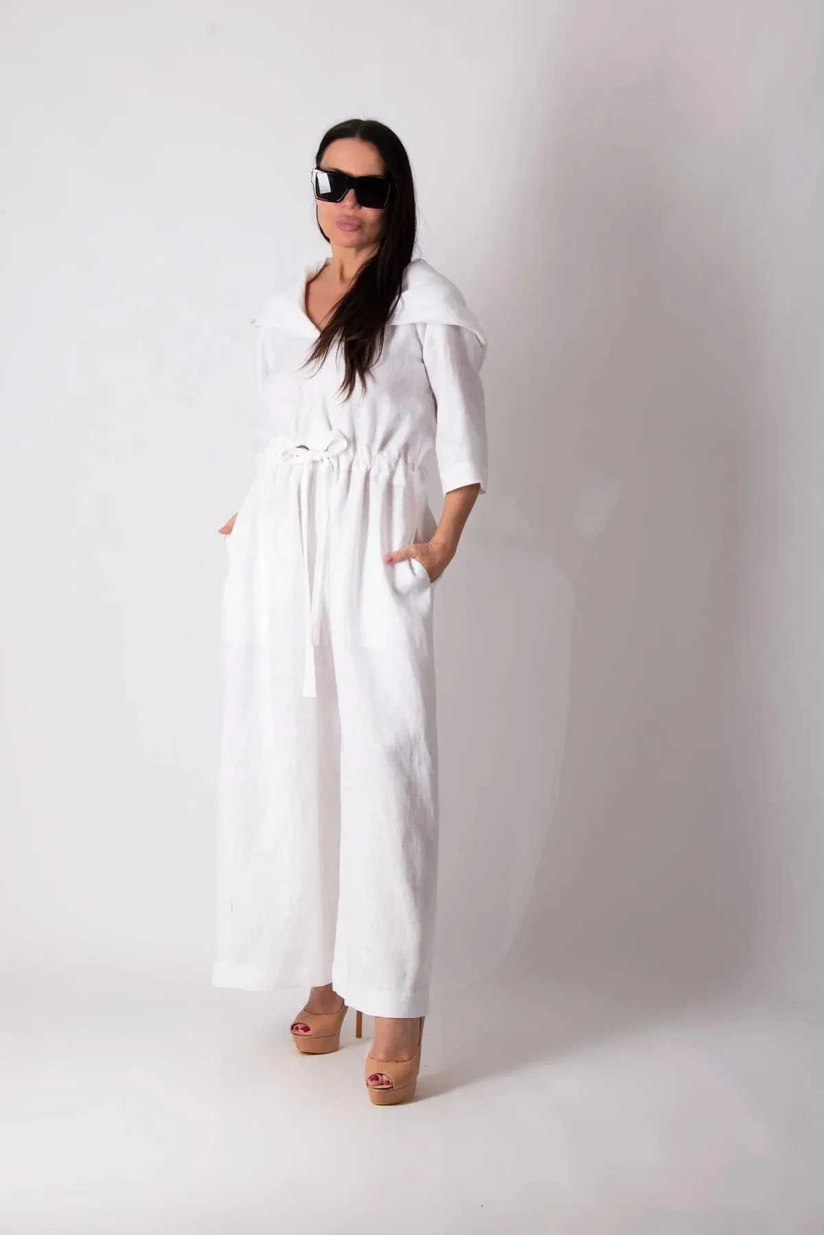 REGINA Linen Jumpsuit
