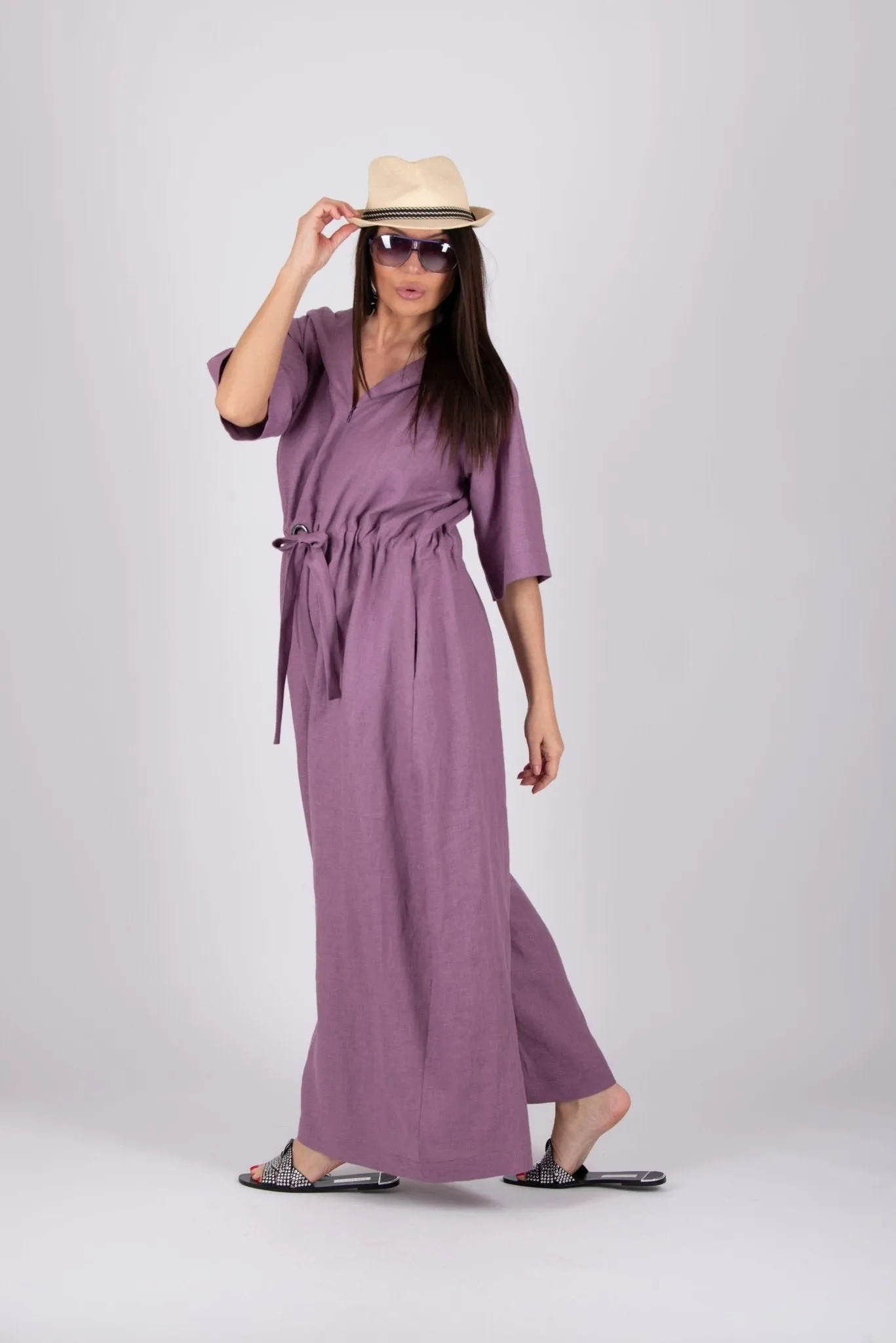 REGINA Linen Jumpsuit