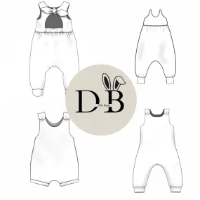 Rompers - Pastel leopard