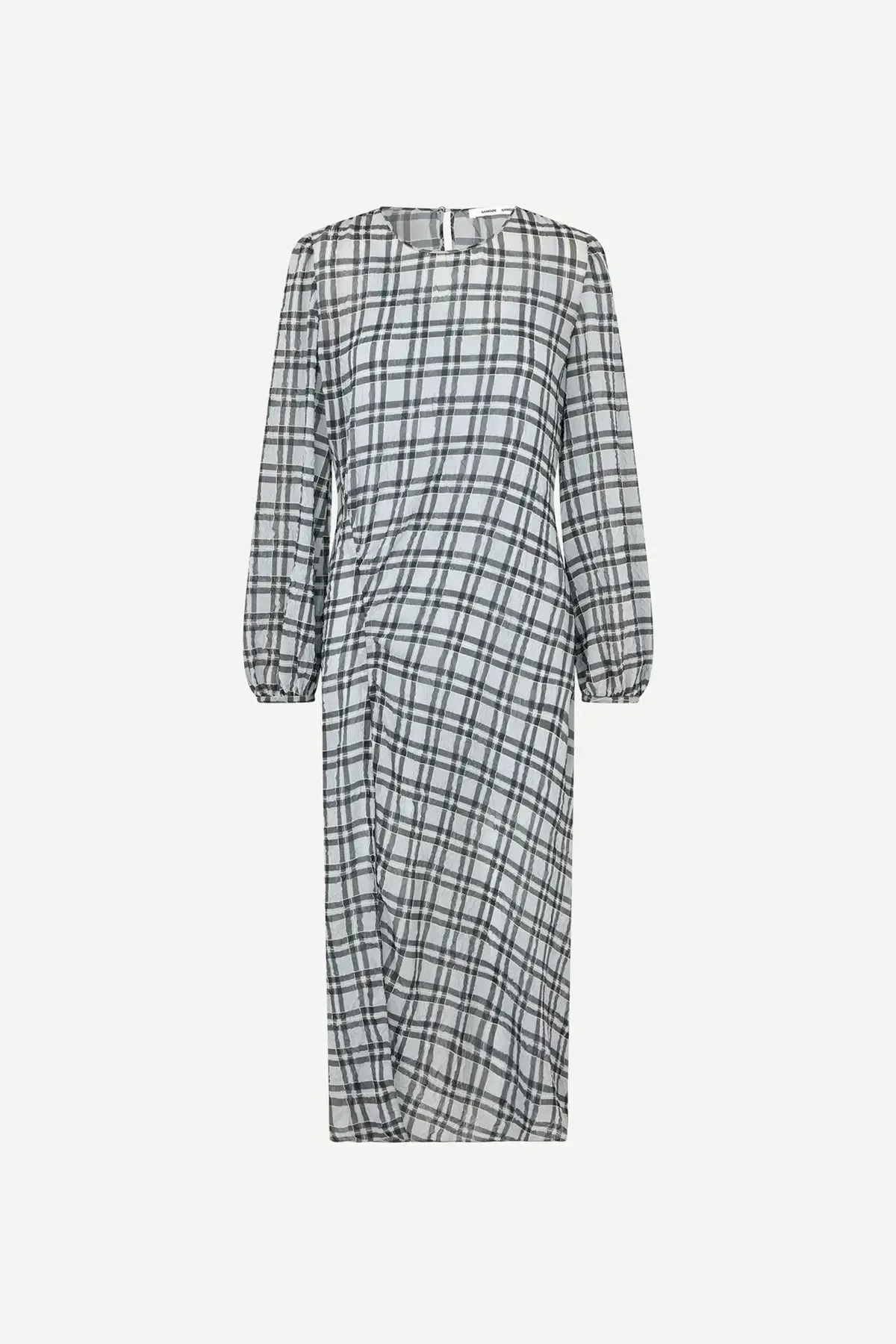 Samsoe Samsoe - Saelvira Dress - Blue Iron Check