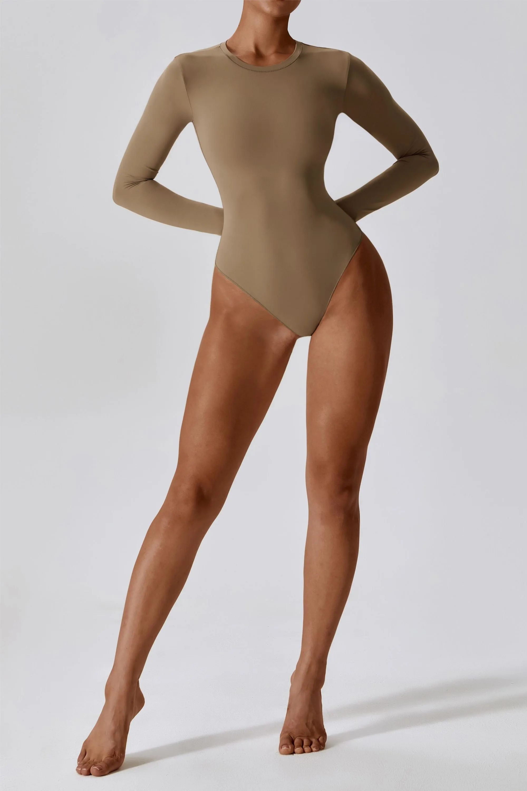 SculptFit Long-Sleeve Contour Bodysuit