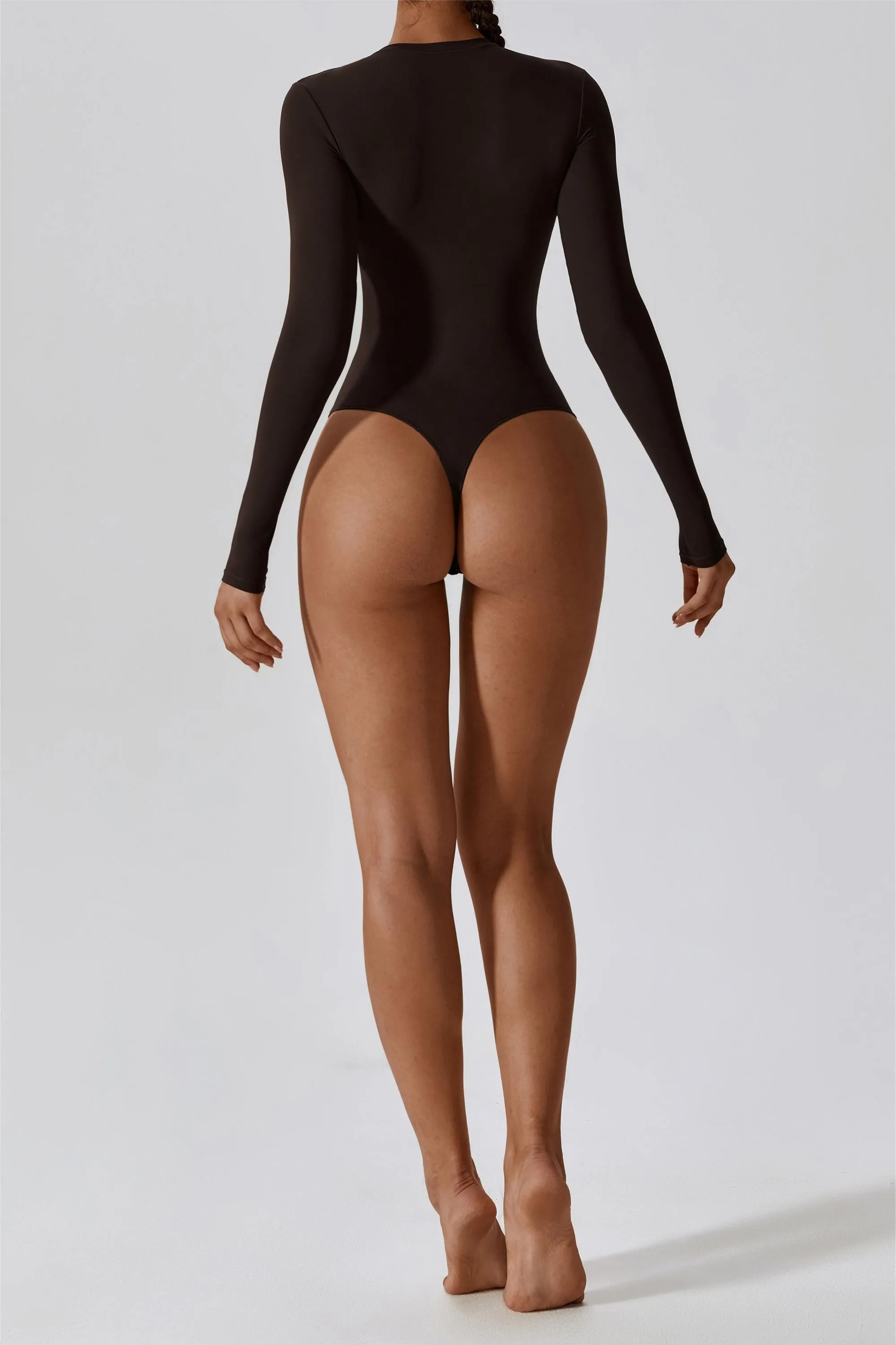 SculptFit Long-Sleeve Contour Bodysuit