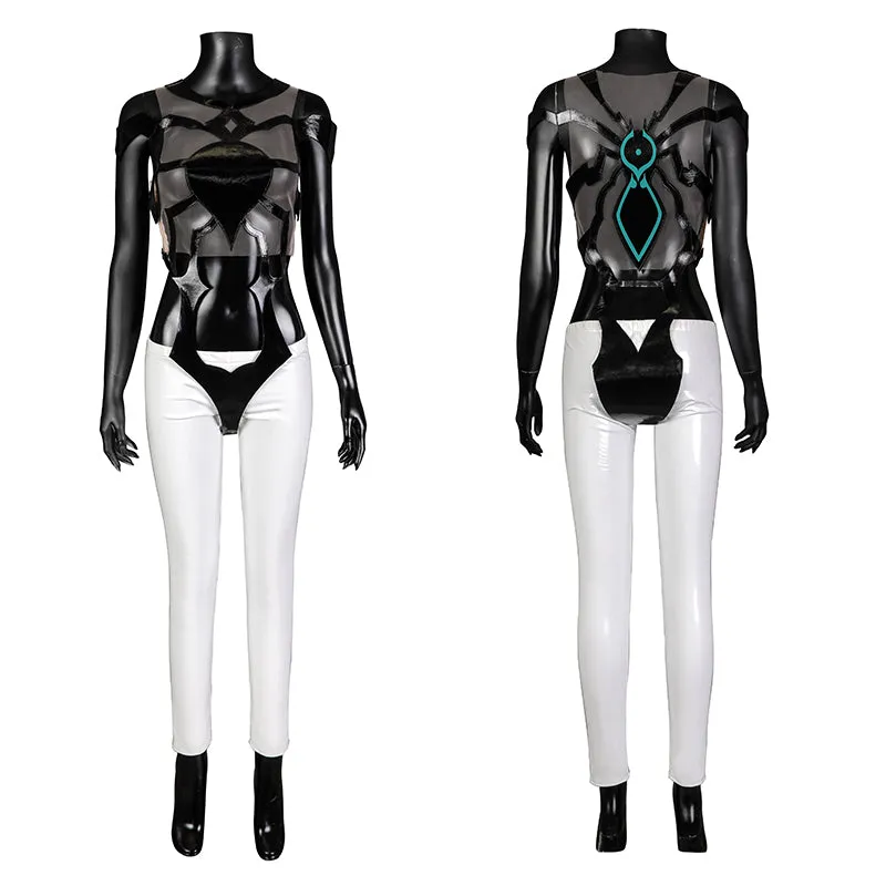 SF Juri Han Cosplay Costume Game Street Fighter Jumpsuit Outfits Halloween Party Suit