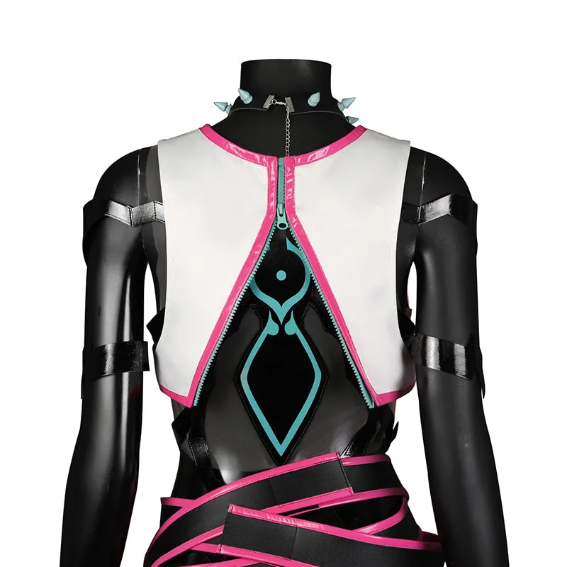 SF Juri Han Cosplay Costume Game Street Fighter Jumpsuit Outfits Halloween Party Suit