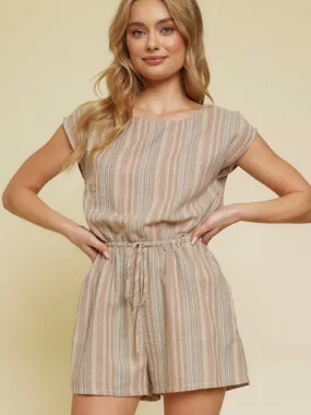 Siena Romper - Multi Stripe
