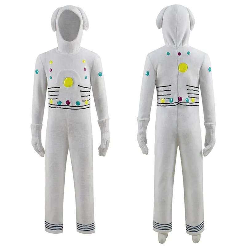 Sing 2 Gunter Cosplay Costume Kids Jumpsuit Halloween Carnival Suit