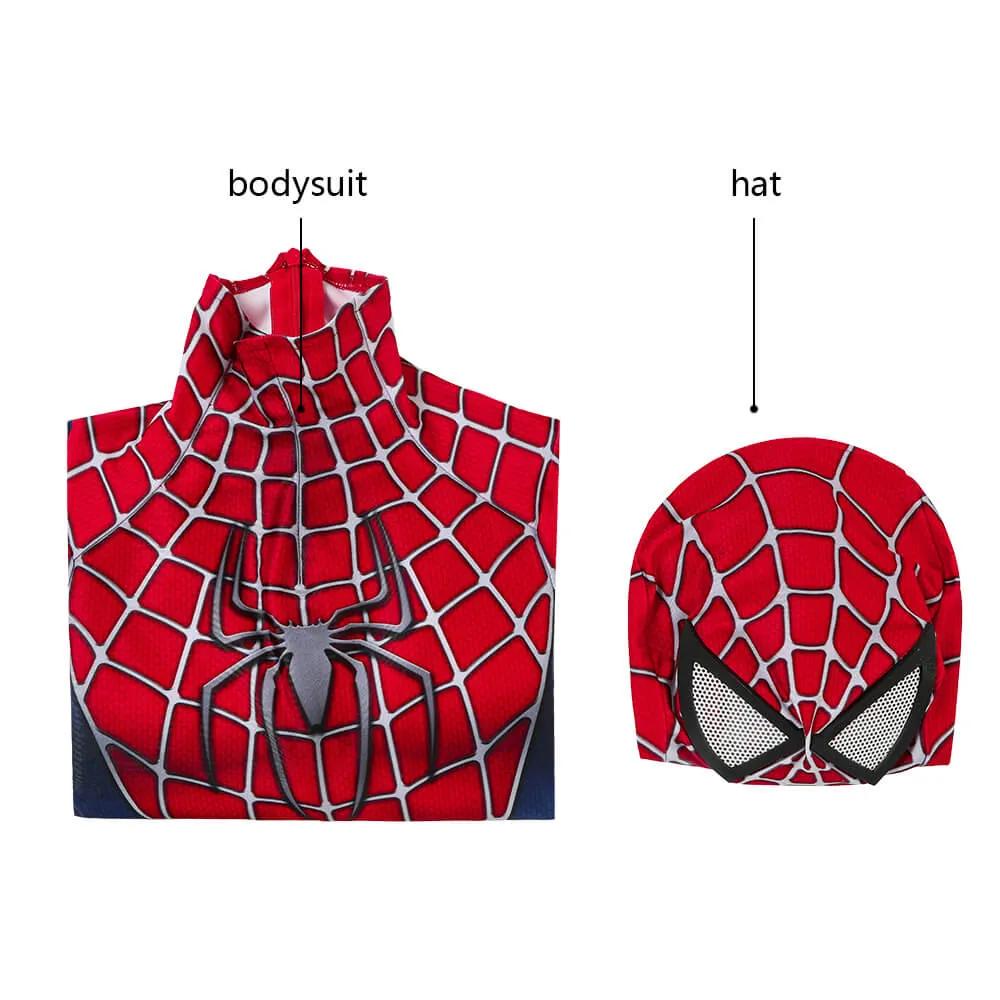 Spider-Man 2 Tobey Maguire Jumpsuit Cosplay Costume For Kids