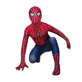 Spider-Man 2 Tobey Maguire Jumpsuit Cosplay Costume For Kids