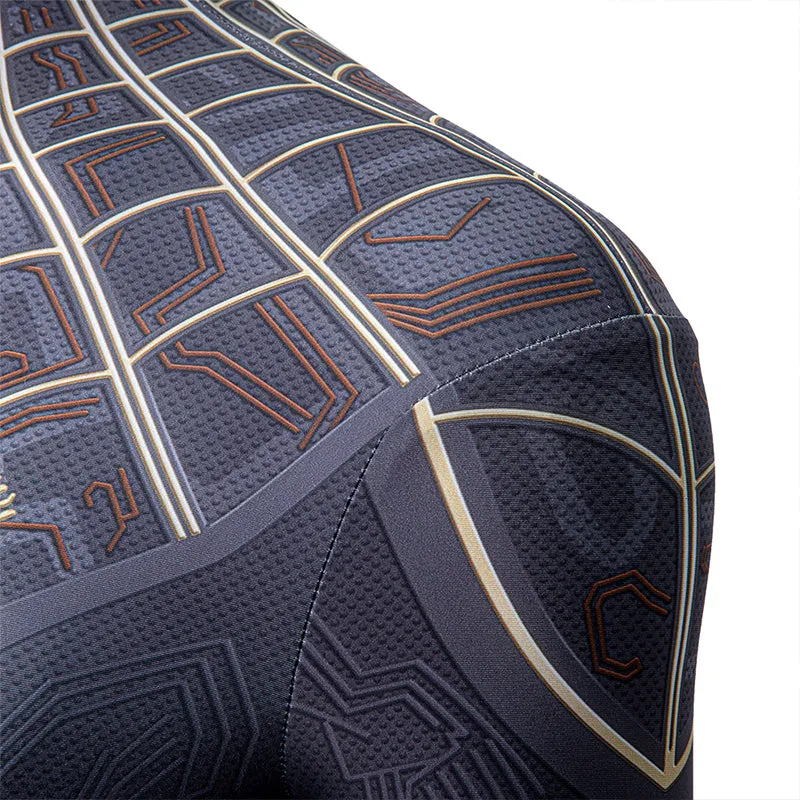 Spider-Man: No Way Home Black and Gold Suit Peter Parker Costume Spiderman Jumpsuit