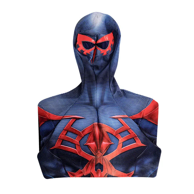 Spiderman 2099 V2 Cosplay Costume Miguel O'Hara Suit Spider Man Halloween Jumpsuit