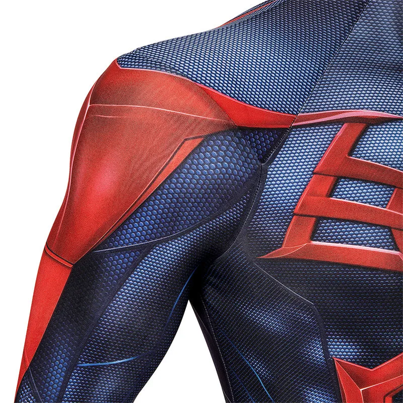 Spiderman 2099 V2 Cosplay Costume Miguel O'Hara Suit Spider Man Halloween Jumpsuit