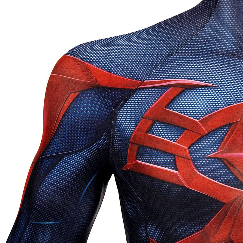 Spiderman 2099 V2 Cosplay Costume Miguel O'Hara Suit Spider Man Halloween Jumpsuit