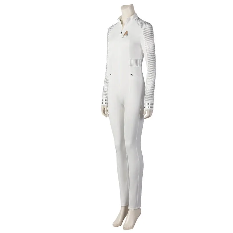 Star Trek Strange New Worlds Uniforms Cosplay White Suit Nurse Christine Chapel Jumpsuit Costume