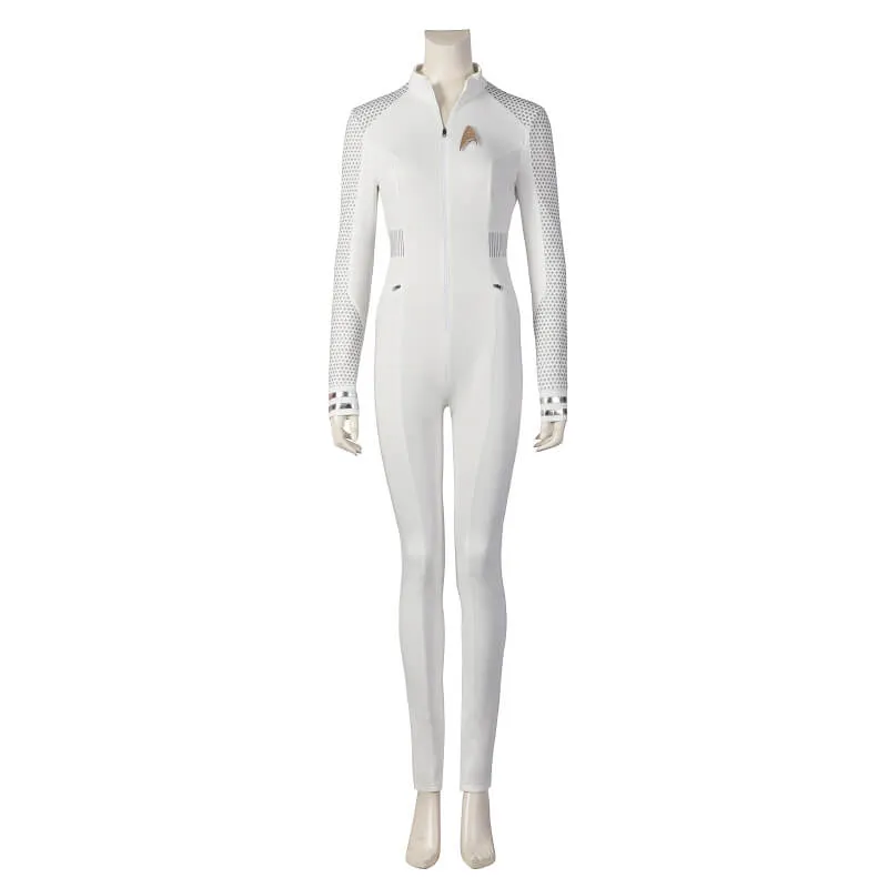Star Trek Strange New Worlds Uniforms Cosplay White Suit Nurse Christine Chapel Jumpsuit Costume