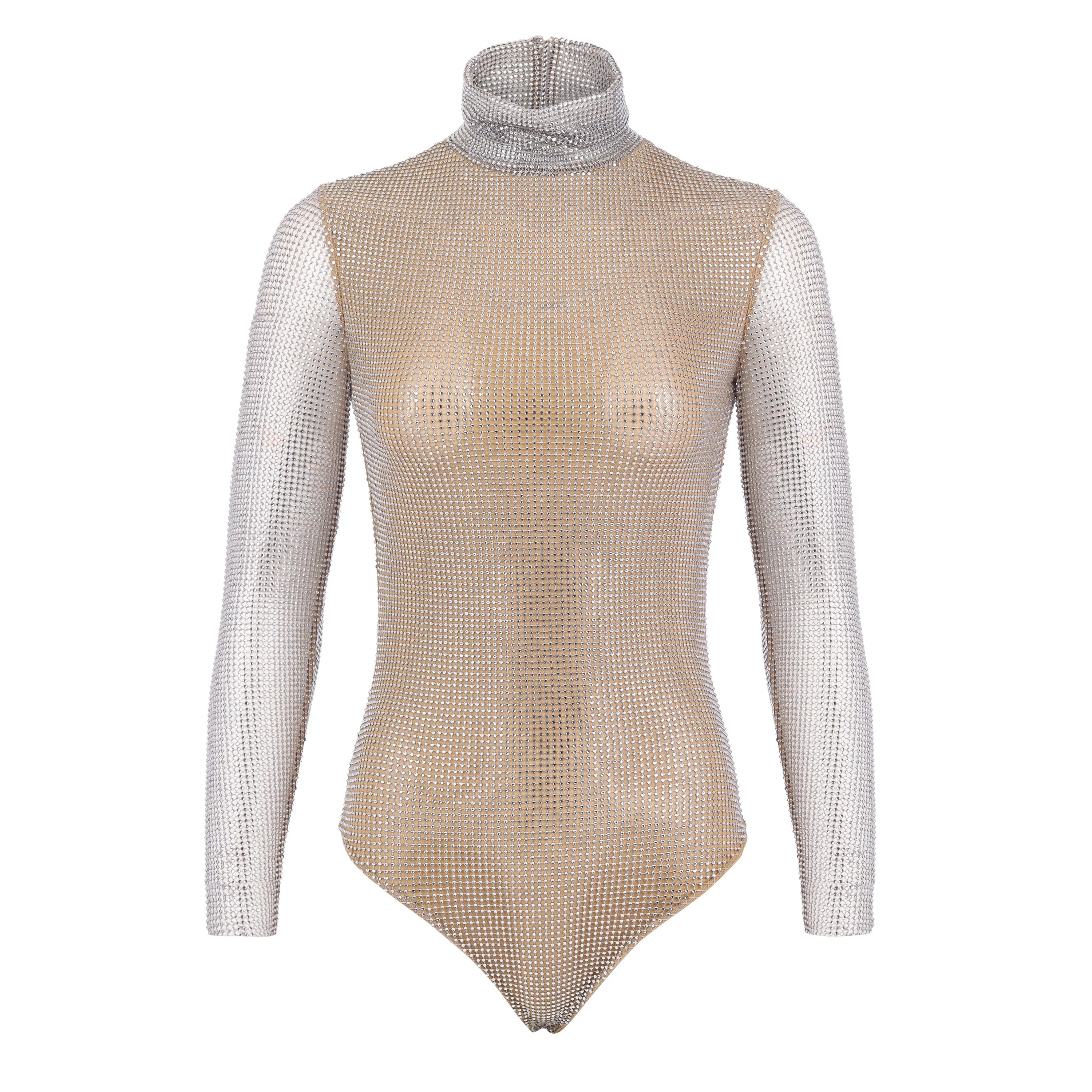 Stella  Swarovski Crystal Bodysuit