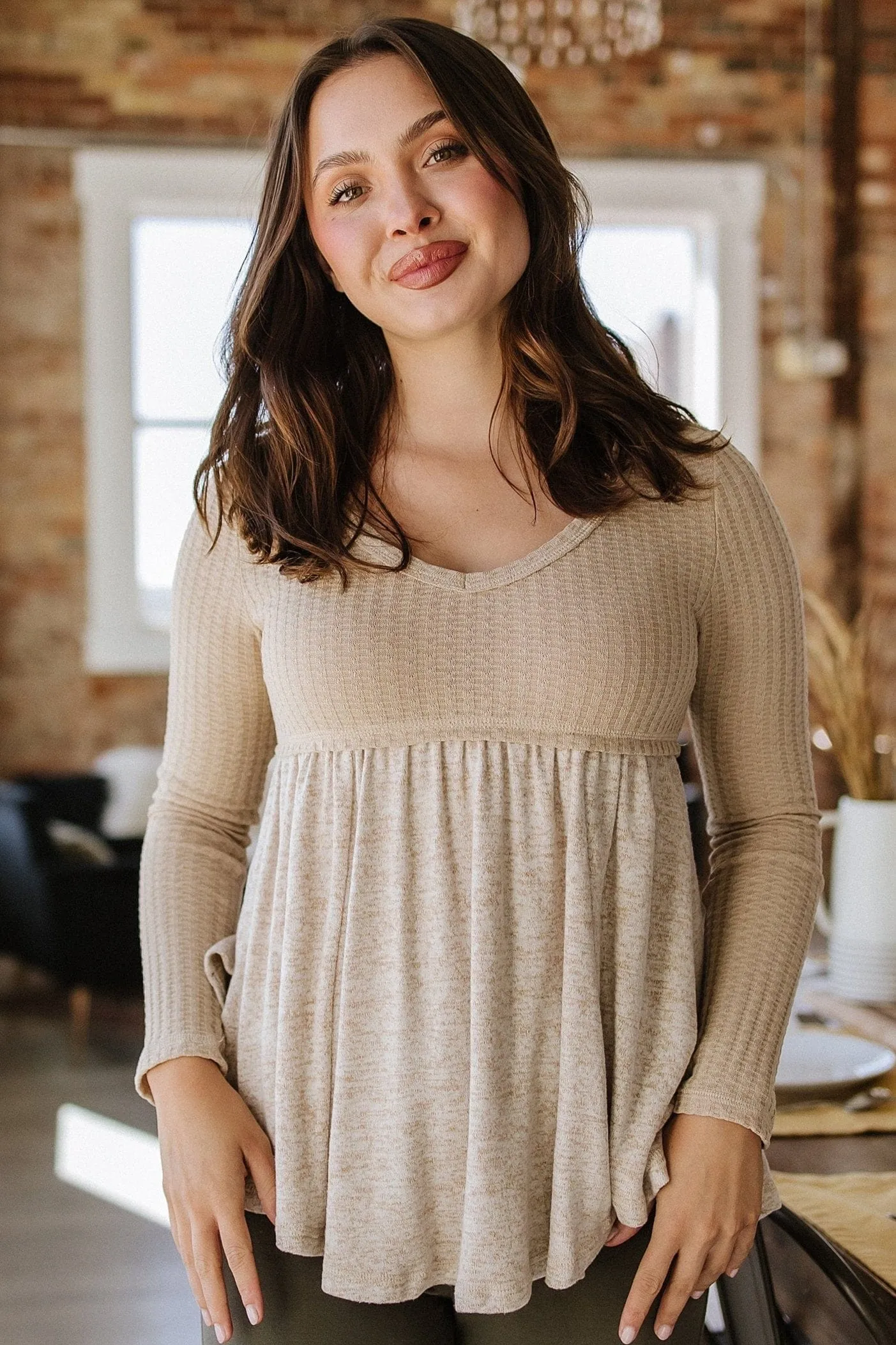 Stella Textured Flowy Tunic