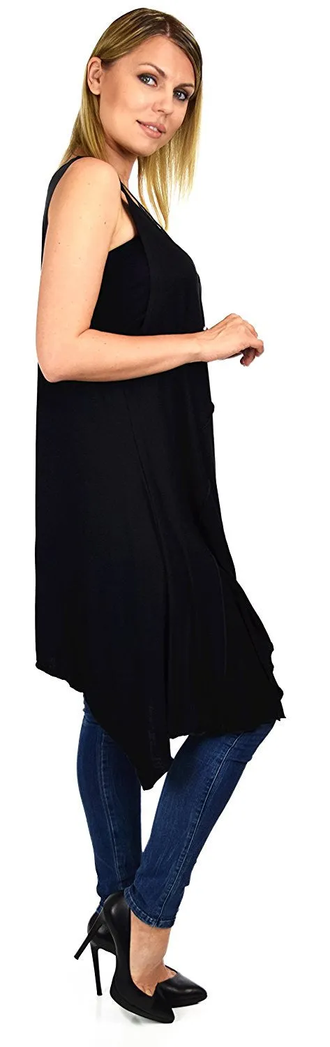 Summer Swing Flared Tank Top | Sleeveless Tunic Blouse Top