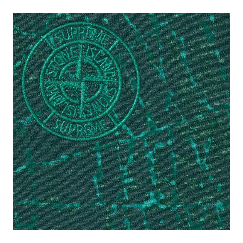 Supreme Stone Island Hooded Sweatshirt (FW23) Dark Green