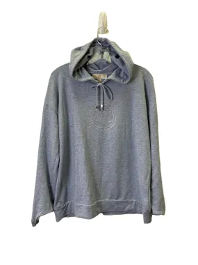 Sweatshirt Hoodie By Michael By Michael Kors In Blue, Size: M