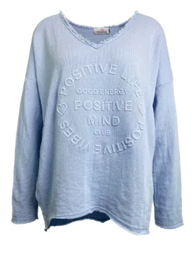Sweatshirt Positive hellblau