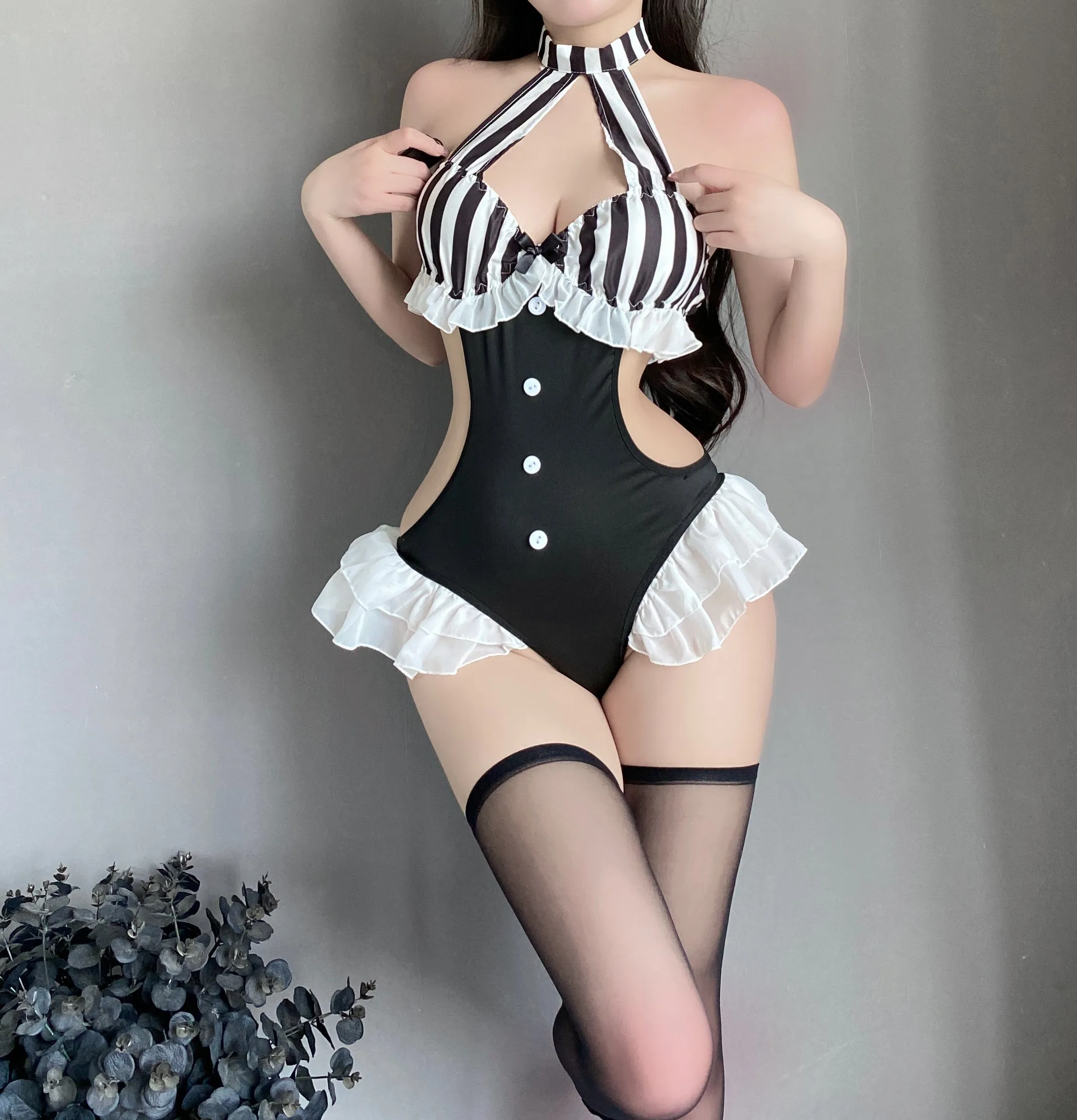 T-2692  Passion uniform temptation flirting hot bed pajamas battle gown