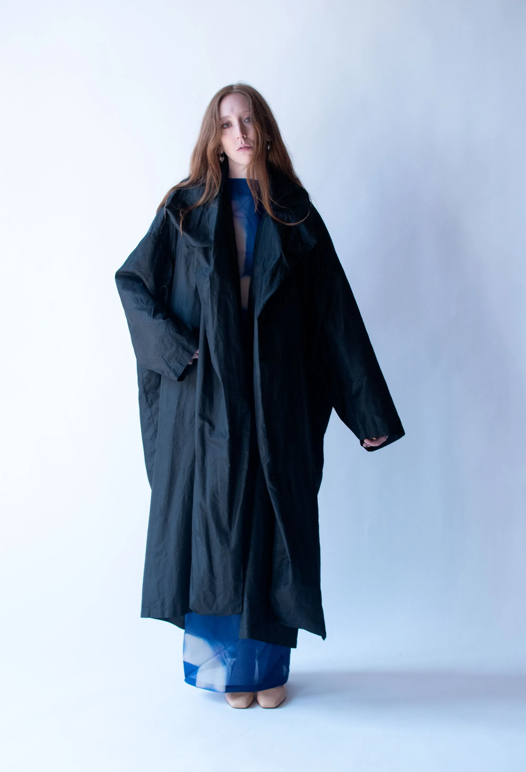 Taffeta Opera Coat | Han Feng