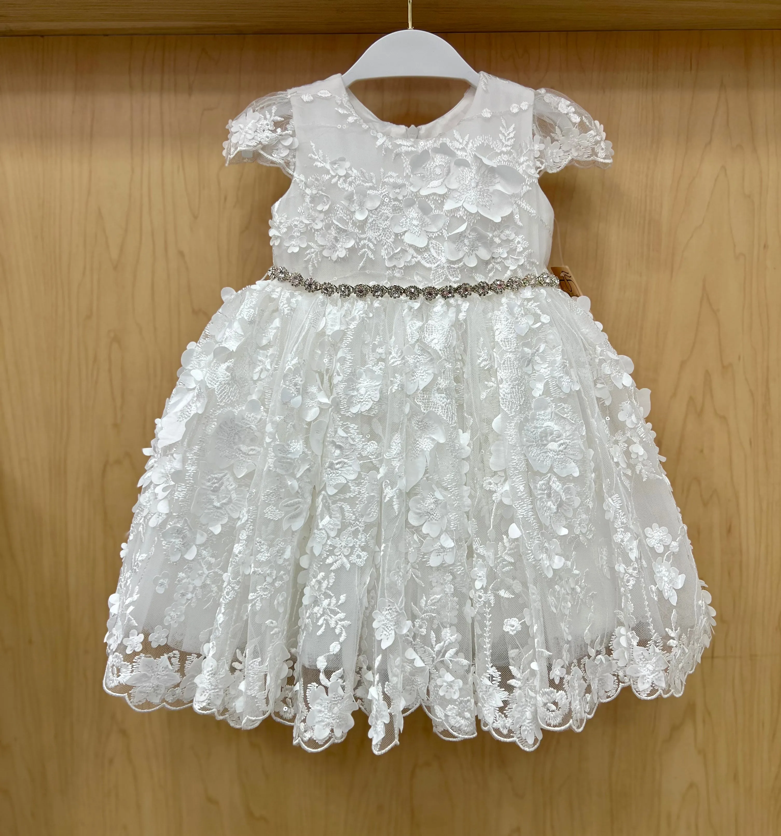 Teter Warm 3D flower short Dress B120