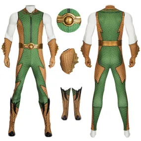 The Deep Costume The Boys Season 1 Cosplay Bodysuit Halloween Outfit with Shoes