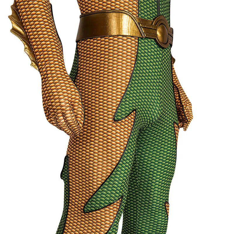 The Deep Costume The Boys Season 1 Cosplay Bodysuit Halloween Outfit with Shoes