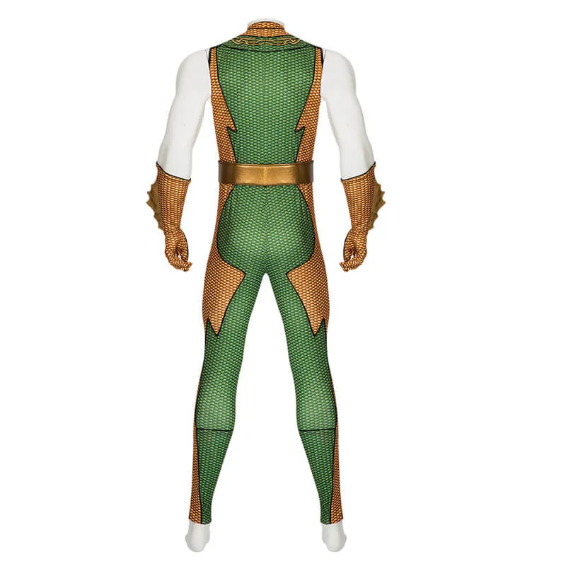 The Deep Costume The Boys Season 1 Cosplay Bodysuit Halloween Outfit with Shoes