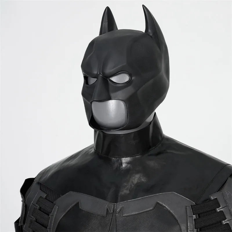 The Flash Movie Batman Cosplay Costume Superhero Batman Jumpsuit Cloak Halloween Party Suit