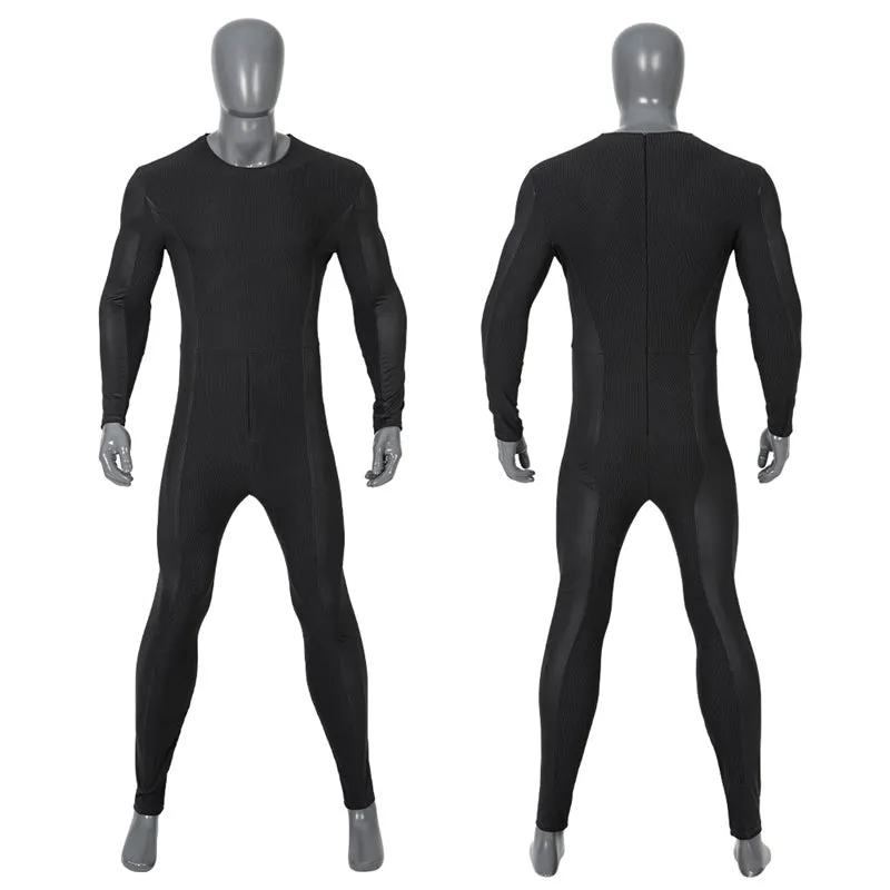 The Flash Movie Batman Cosplay Costume Superhero Batman Jumpsuit Cloak Halloween Party Suit