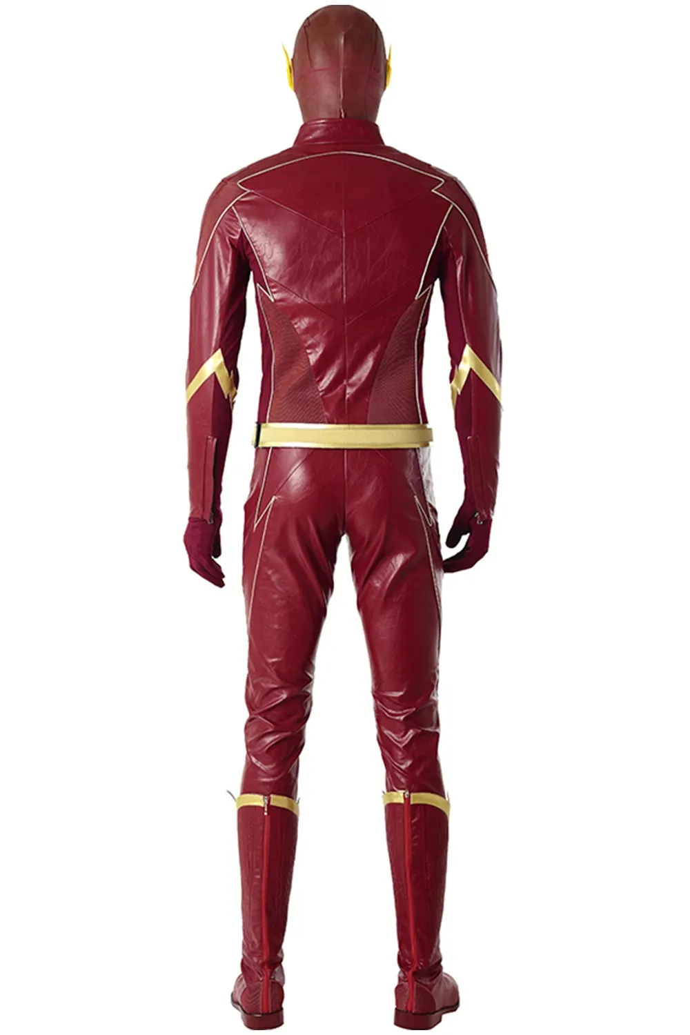 The Flash Season 4 Barry Allen Flash Outfit jumpsuit uniform Cosplay Costume shoes whole set