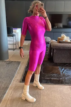 The Pink Fizz Disco Catsuit