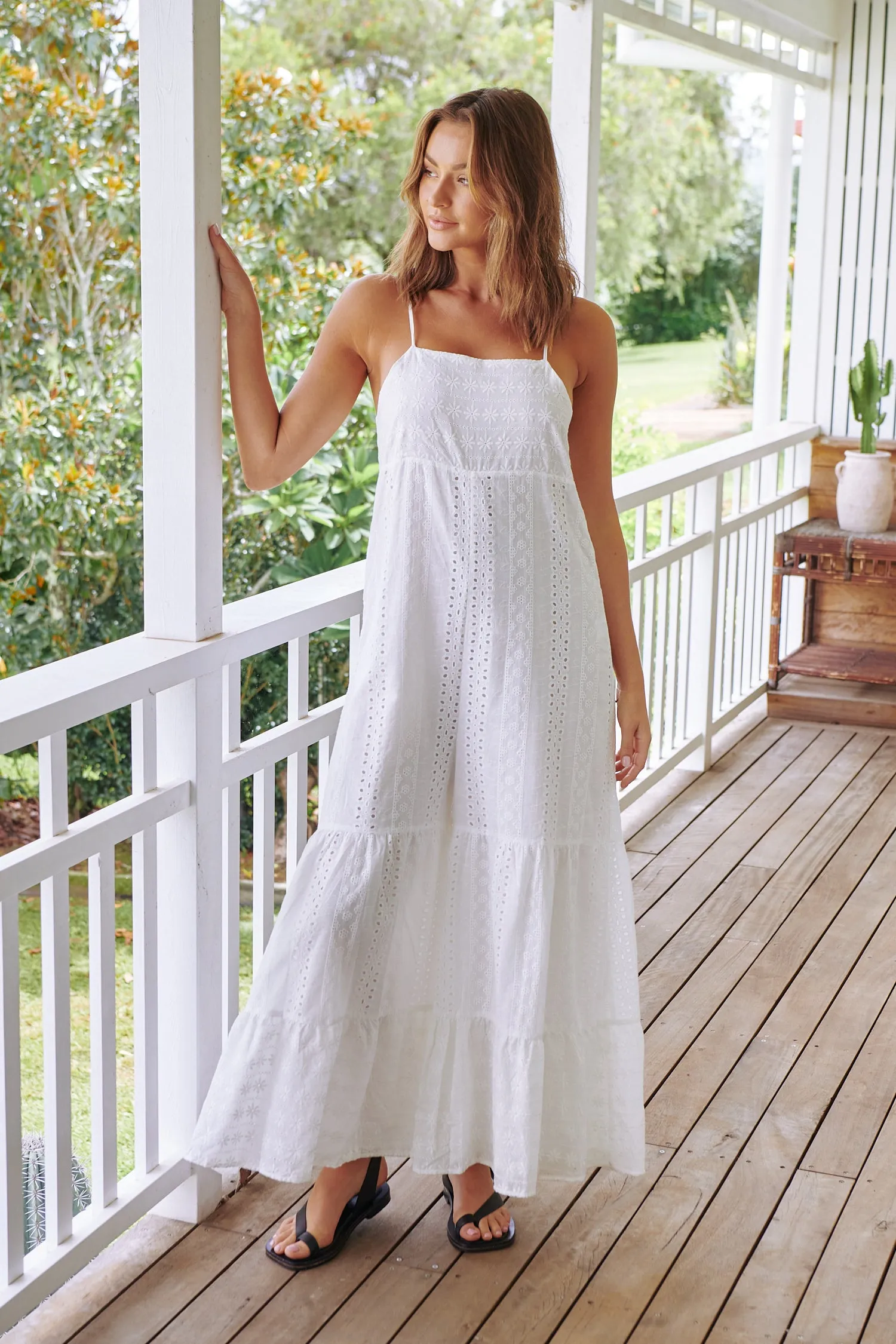 Tina Jumpsuit - White Te Amo