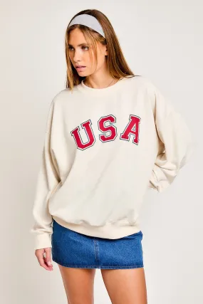 USA 4 Ever oversized sweatshirt
