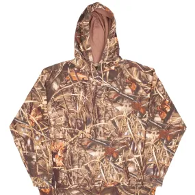 VINTAGE HUNTING REALTREE ADVANTAGE MAX 4 HD CAMO HOODIE SWEATSHIRT SIZE 2XL