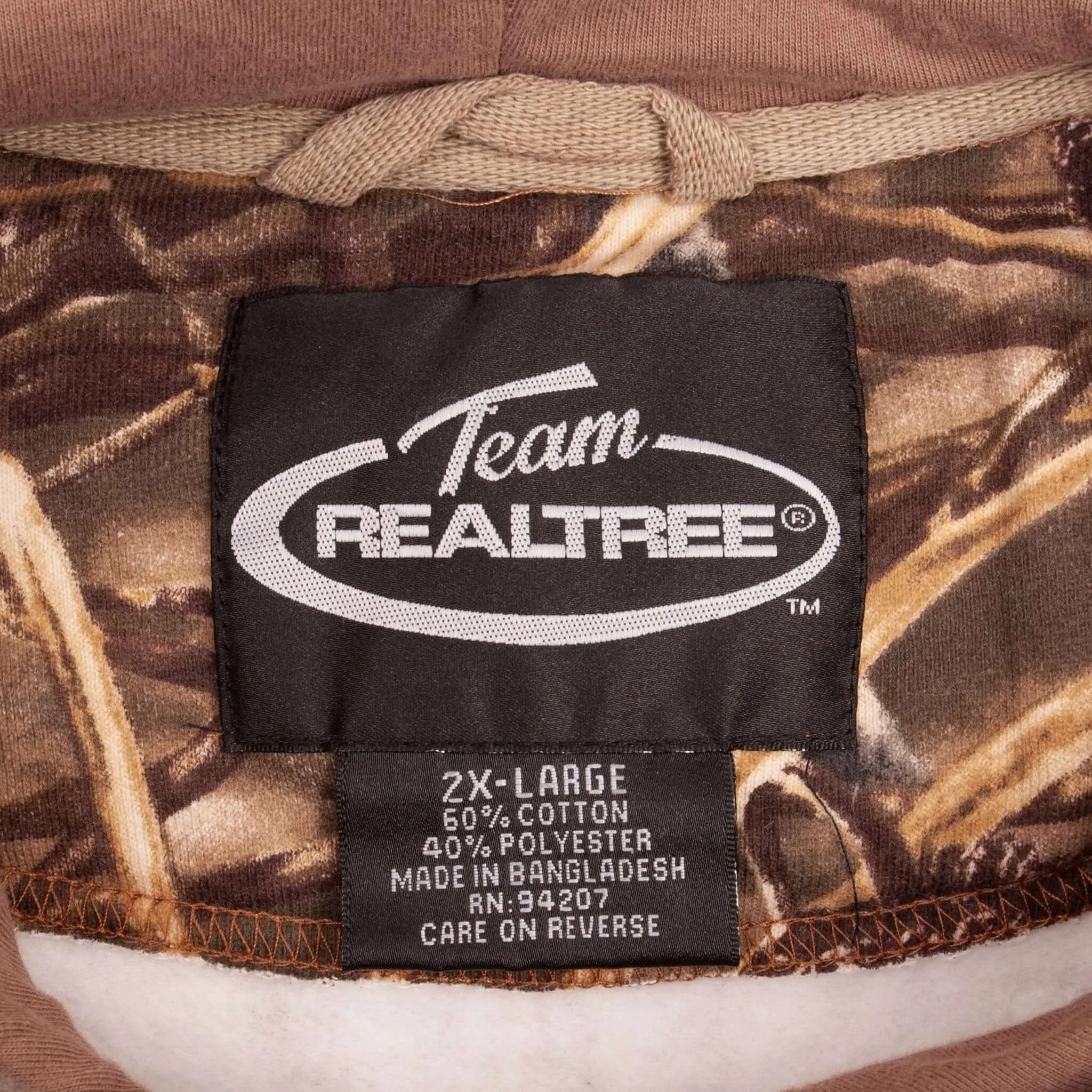 VINTAGE HUNTING REALTREE ADVANTAGE MAX 4 HD CAMO HOODIE SWEATSHIRT SIZE 2XL