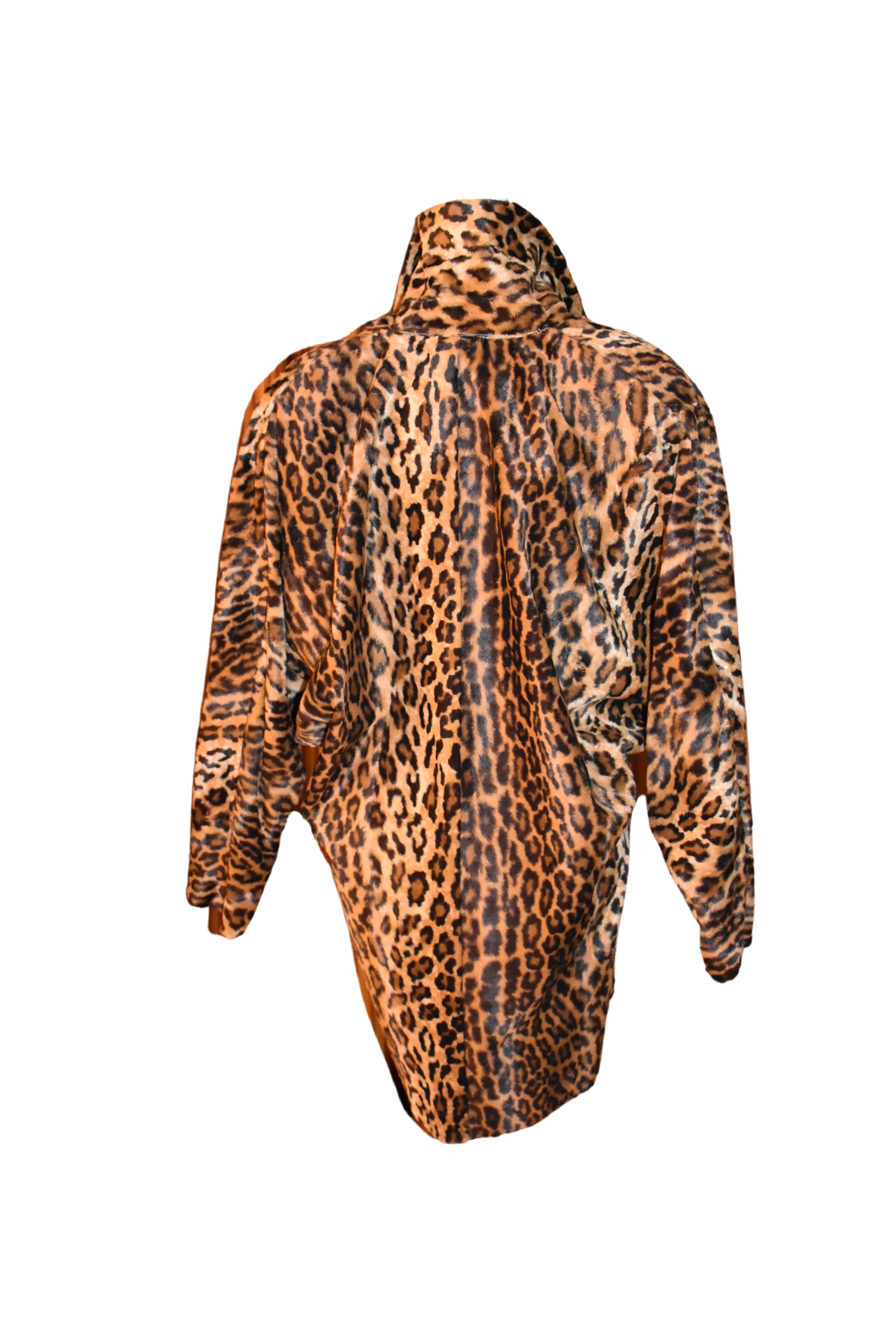 Vintage Lillie Rubin Lightweight Leopard Animal Print Coat Jacket