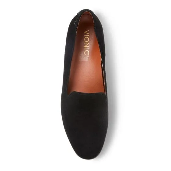 Vionic Women's Willa II Flats- Black Suede